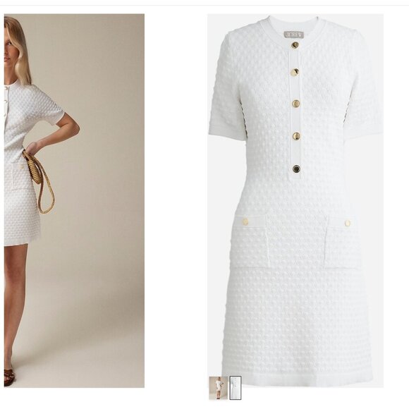 NWT J. Crew Textured Lady Dress (size - Picture 1 of 7